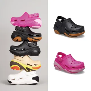 【Crocs官方直營】中性鞋 貝殼泡芙克駱格 洞洞鞋(210061)