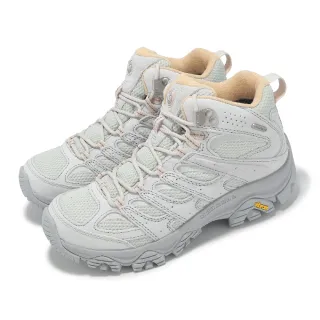 【MERRELL】登山鞋 Moab 3 Mid WP 女鞋 防水鞋面 灰 中筒 越野 郊山 戶外鞋(ML038792)