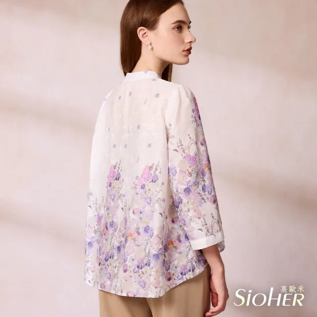 【SiOHER 熹歐禾】現貨 鏤空精繡上衣三件組(女裝/女上衣/圓領/T恤)