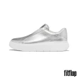 【FitFlop】RTG 套穿式皮革休閒鞋-女(銀色)
