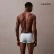 【CALVIN KLEIN】官方旗艦館CK Calvin Klein Logo 低腰貼身短版四角褲 3 件組_藍色