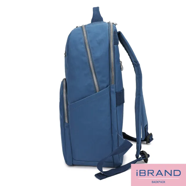 【iBrand】雙11 輕盈防潑水大容量雙層後背包(防水包 多色任選)