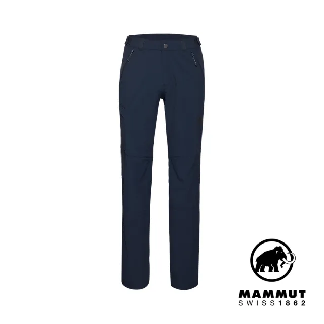 【Mammut 長毛象官方直營】Runbold IV Pants 防曬彈性健行長褲 海洋藍 男款 #1022-02580