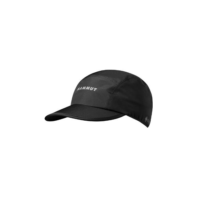 【Mammut 長毛象官方直營】Climate Gore-Tex  Cap AF 防風防水鴨舌帽 黑色 #1191-01960