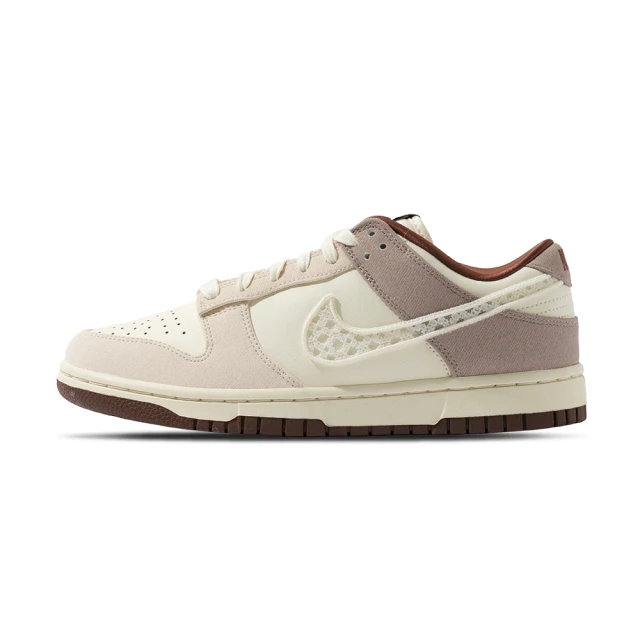 【NIKE 耐吉】Dunk Low LX 女鞋 米紫色 低筒 Dunk 休閒 皮革  透氣 運動 休閒鞋 蕾絲 IH7353-010