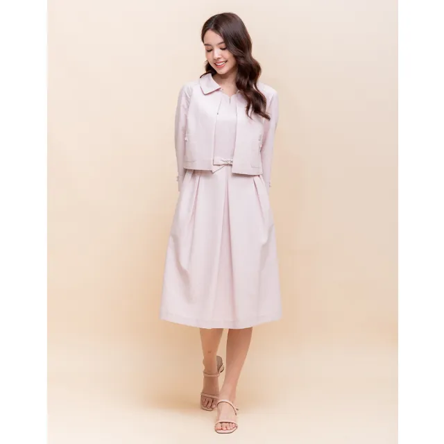 【perng yuh 芃諭名品】雅恬氣質 緹織暗紋 外套(2025 AW Collection|4C秋冬新品上市)