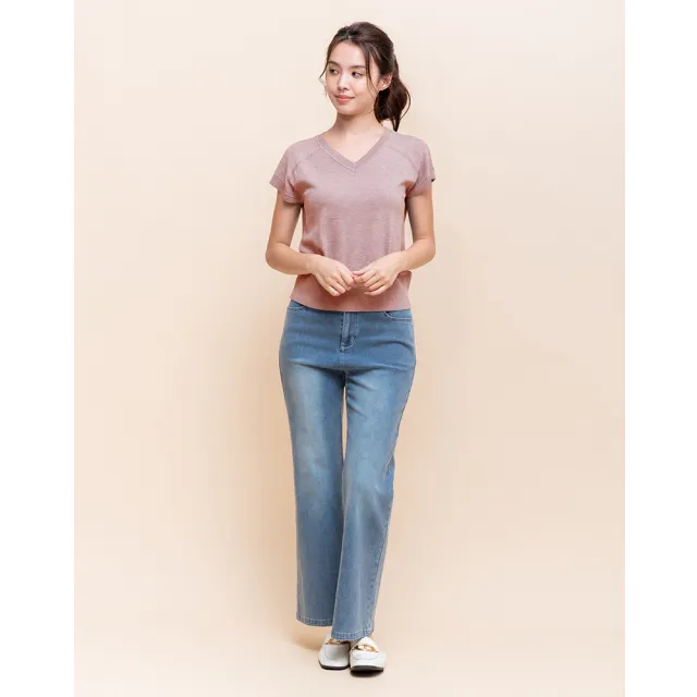 【perng yuh 芃諭名品】*復古新意 刷色 微喇叭 牛仔褲(2025 AW Collection｜4C秋冬新品上市)