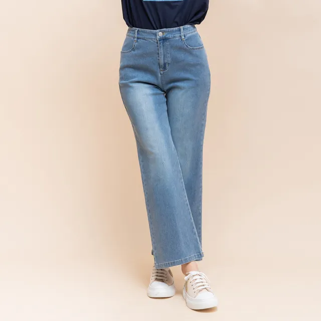【perng yuh 芃諭名品】*復古新意 刷色 微喇叭 牛仔褲(2025 AW Collection|4C秋冬新品上市)