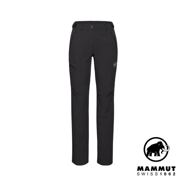 【Mammut 長毛象】Runbold IV Pants W 防曬彈性健行長褲 黑色 女款 #1022-02590