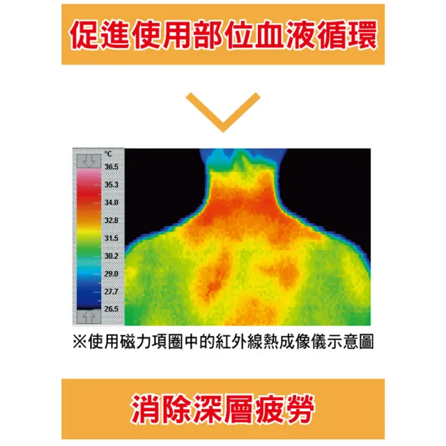 【易利氣】硬扣扣剋星組合_黑EX項圈1300磁力貼)