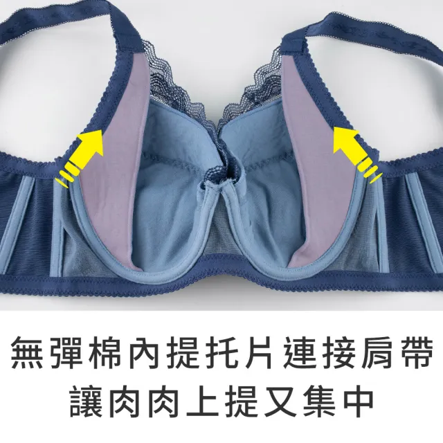 【玉如阿姨】四季風華內衣※0703潭青(C.D.E.F.G罩 經典版 包覆 穩定 集中 顯白 台灣製)
