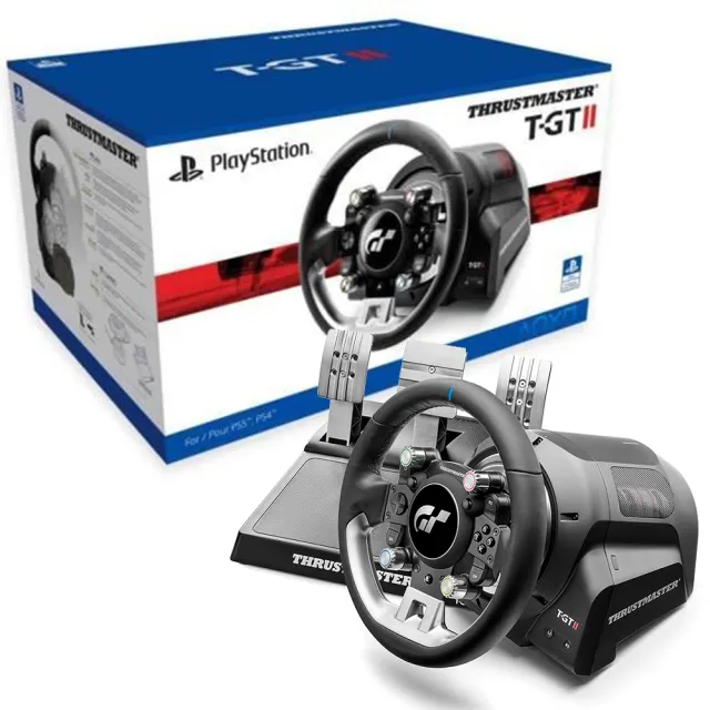 【THRUSTMASTER 圖馬斯特】圖馬斯特TGT II Racing Wheel Leather Edition 力回饋方向盤(支援PS/PC)