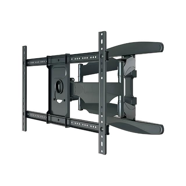 【EVERSUN 愛威森】NB-P65 55-85吋雙旋臂可活動式液晶電視壁掛架(黑色)