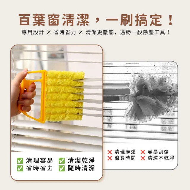 【工具王】買一送一 窗戶刷 車用清潔刷 清潔刷 百葉窗刷子 冷氣刷子 冷氣清潔刷(630-BCB*2 百葉窗除塵刷)
