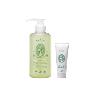 【ROOTON 官方直營】甦活洗護髮特惠組-洗髮精500ml+護髮素30ml+喚活洗護髮旅行組x3(海藻洗髮精7ml+髮油4ml)