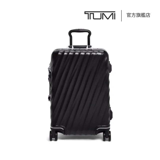 【TUMI】19 Degree 21 吋國際四輪登機箱 - 黑色紋理(TSA 鋁框版)