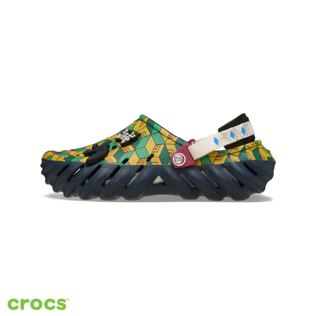【Crocs】中性鞋 鬼滅之刃-富岡義勇 Echo RO 克駱格 聯名洞洞鞋(211413-90H)