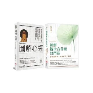 【圖解觀音法門套書】（二冊）：《圖解心經【暢銷經典版】》、《圖解觀世音菩薩普門品》