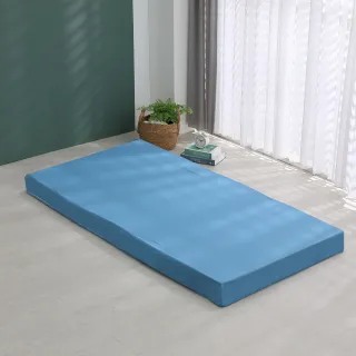 【ISHUR 伊舒爾】台灣製造 3M防潑水記憶折疊床墊-厚度10公分 宿舍單人3尺(透氣抑菌/附專用收納袋/可摺疊)