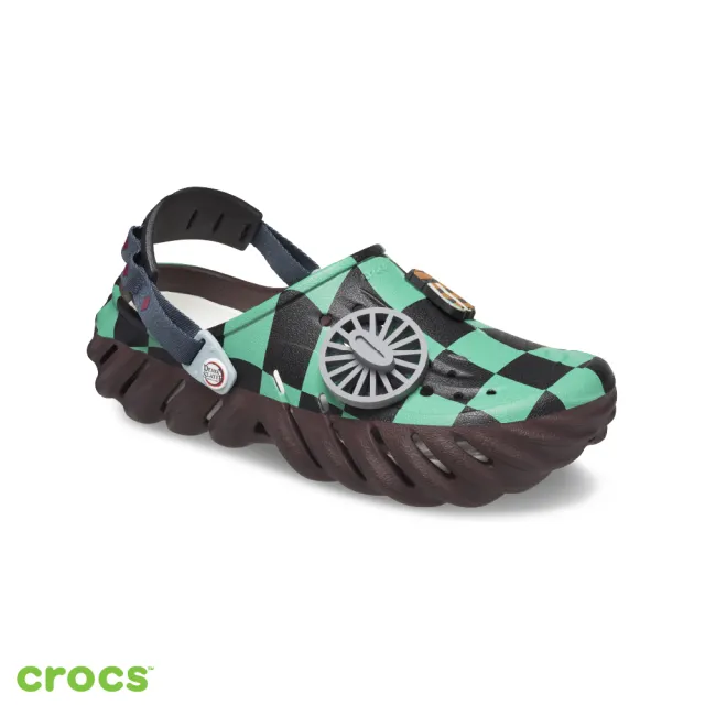 【Crocs】中性鞋 鬼滅之刃-炭治郎 Echo Clog 波波克駱格 聯名洞洞鞋(209317-2ZH)