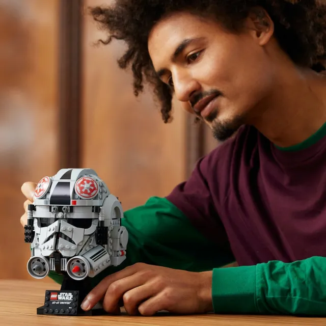 【LEGO 樂高】星際大戰系列 75429 AT-AT 駕駛員頭盔(momo獨家 星戰 居家擺設 積木 玩具模型)