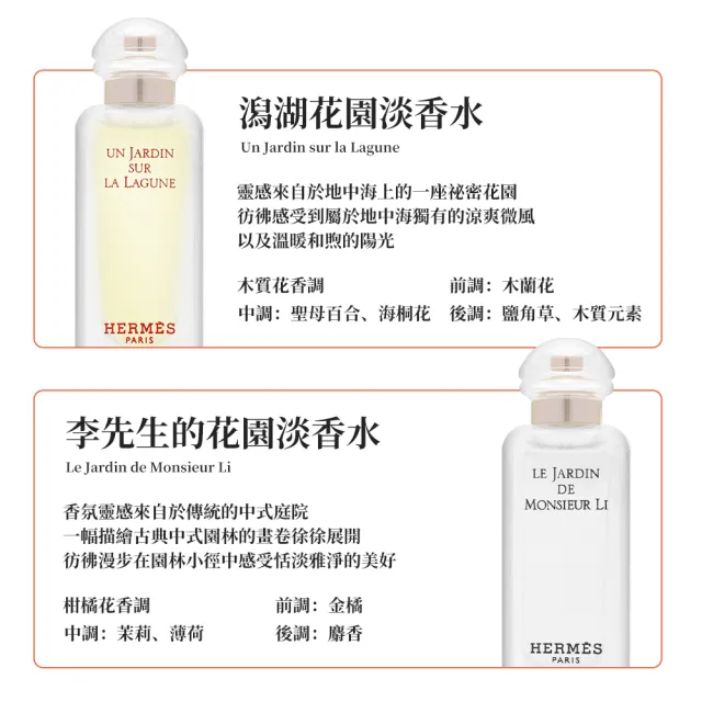 【Hermes 愛馬仕】花園系列小香禮盒 7.5ml*4(希瑟花園+潟湖花園+李先生花園+尼羅河花園)