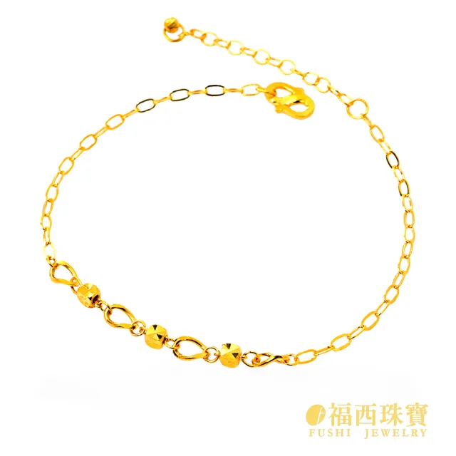 【福西珠寶】黃金手鍊 月光維羅娜黃金手鏈 (金重0.55錢正負0.03錢) 韓系手鍊