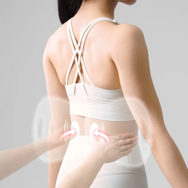 【Lisscode】小舒腰 美體拉伸按摩器 腰部伸展器 背部伸展器(氣囊拉伸/揉捏按摩/震動熱敷)