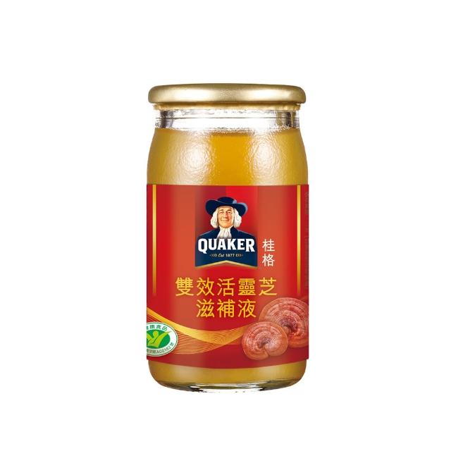 【QUAKER 桂格】雙效活靈芝60ml×36入(雙效認證/免疫調節/延緩衰老/思緒不卡卡)