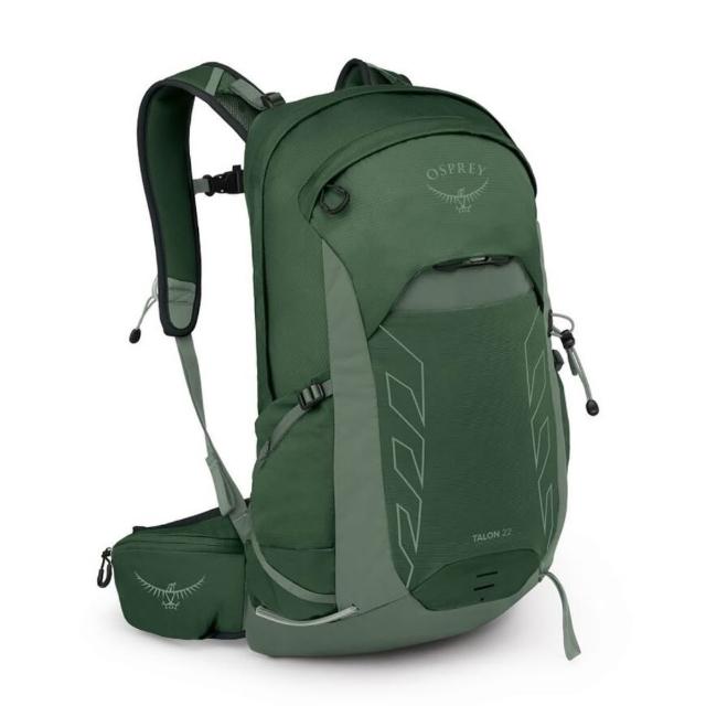 【Osprey】☆新改款☆ Talon 22 輕量化登山背包 男 綠冠葉綠(輕量旅行後背包 快速移動單車