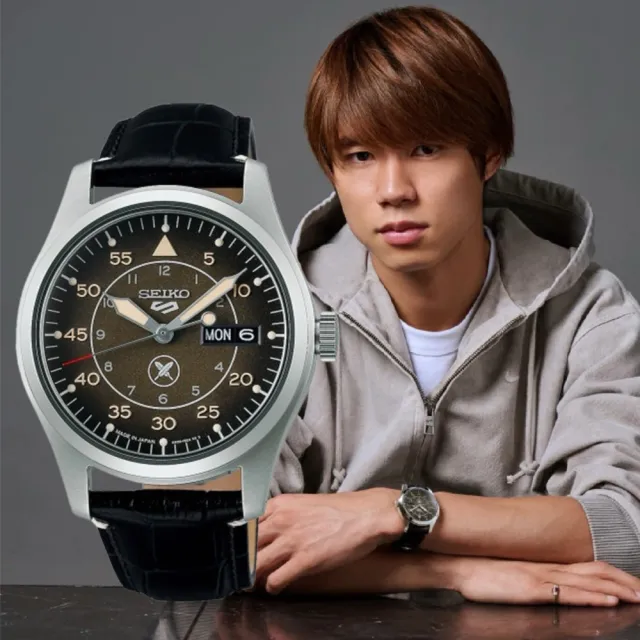 【SEIKO 精工】5 Sports 日本街頭滑板冠軍堀米雄斗 限量腕錶/39.4mm(SRPL31K1/4R36-16X0C)