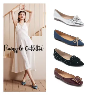 【Pineapple Outfitter】】氣質百搭釦飾/蝴蝶飾娃娃鞋(任選均一價)