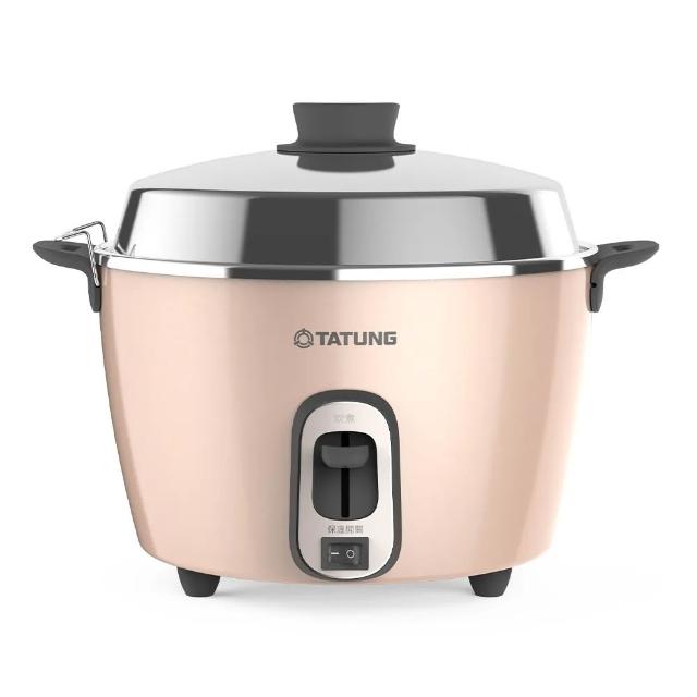 【TATUNG 大同】6人份不鏽鋼內鍋奶霜粉電鍋(TAC-06R-MBI)