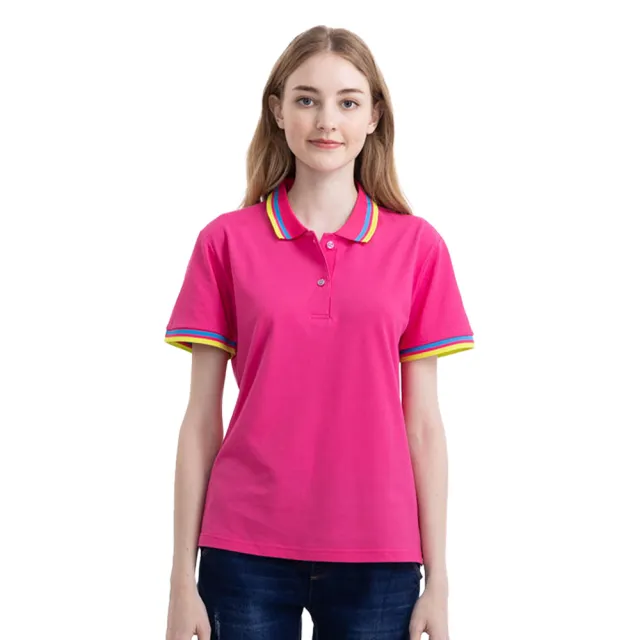【PAUL SAILING】快乾棉排汗短袖POLO衫-女（兩色）(天然棉51.2% 聚酯纖維48.8%（吸濕排汗原紗）)