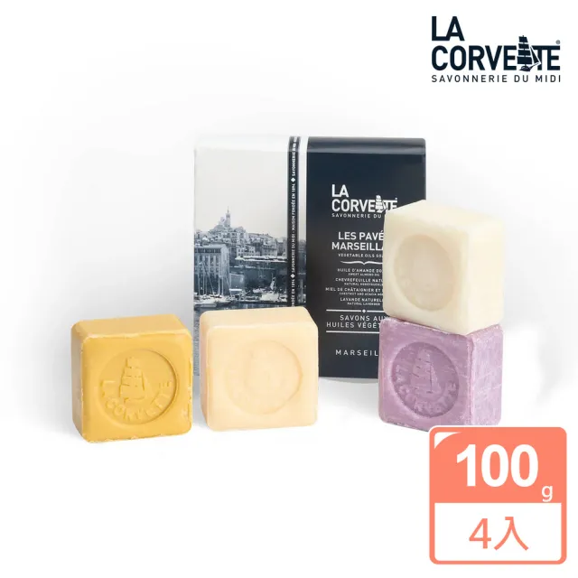 【La Corvette】普羅旺斯綜合香氛皂4入禮盒組(100gx4)