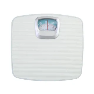 【DRETEC】日本健康體重計-指針機械式-白色(BS-306WTKO)