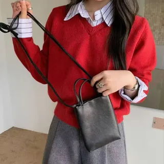 【KT DADA】雙11 日常小包 小方包 包包 手機包 側背包 真皮小包 簡約百搭 牛皮側背包