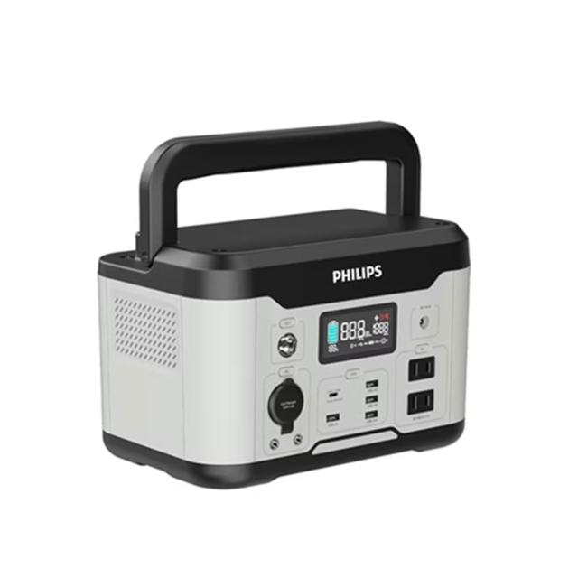 【Philips 飛利浦】600W 攜帶式儲能行動電源 DLP8093C(露營/戶外行動電源/UPS不斷電)