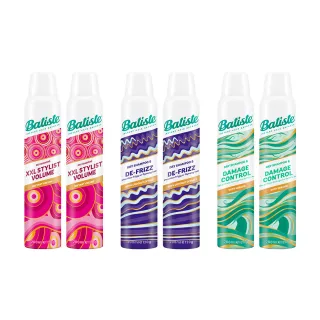 即期品【Batiste 芭緹絲】乾洗髮-雙效系列200mlx2入組(去油/蓬鬆/隱形少粉末)