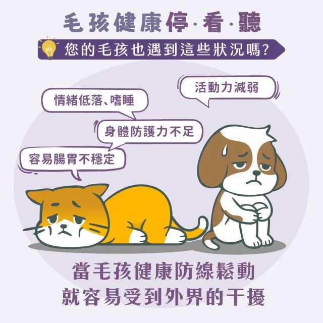 【GOODMO 歸毛家族】免疫寶*2 美國專利魚油粉 法國初乳蛋白 綜合營養顆粒(寵物 保健品 免疫力 貓 狗)