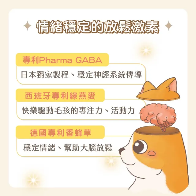 【GOODMO 歸毛家族】Good寶系列-舒壓寶30包*1盒(寵物 保健品 情緒舒壓 貓 狗)