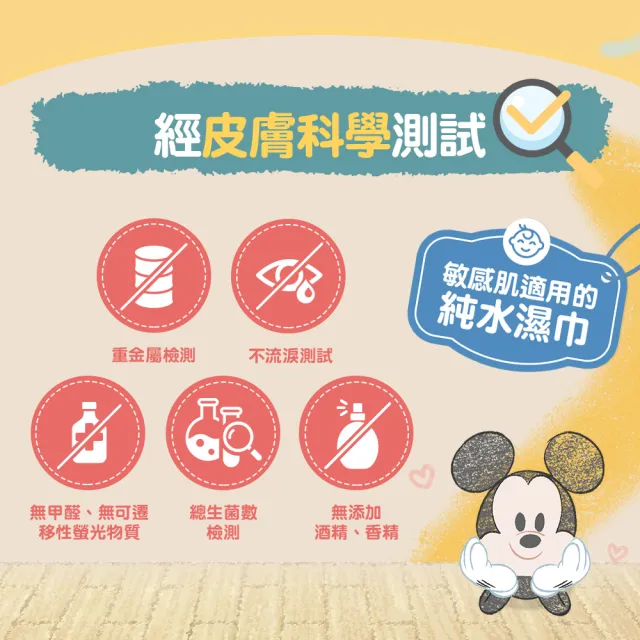 【HUGGIES 好奇】純水濕巾迪士尼厚型20抽X60包/箱(迪士尼限定版)