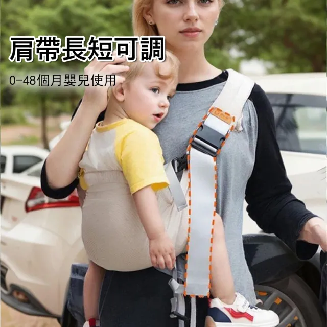 【Jonyer】防後仰寶寶外出前抱式背巾 輕量便攜嬰兒背帶(透氣網孔/清爽不悶熱/減壓省力/育兒神器)