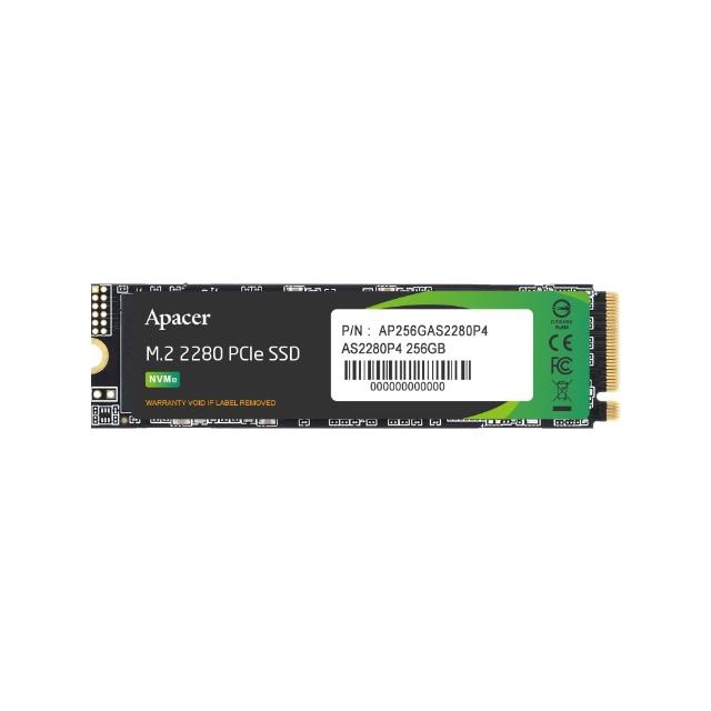 【Apacer 宇瞻】AS2280P4 M.2 PCIe 256GB Gen3x4 固態硬碟