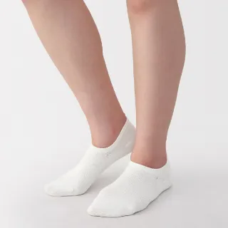 【MUJI 無印良品】女淺口直角襪(柔白/黑色/深藍)