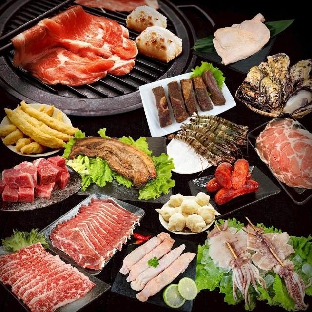 【海肉管家】全家福共享燒肉組 20件組(6-8人份_中秋烤肉/烤肉組/露營組/露營烤肉)