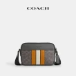 【COACH】蔻馳官方直營 經典 SIGNATURE VARSITY條紋GRAHAM斜背手袋(CCG30)