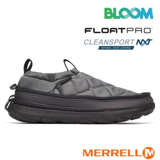 【MERRELL】男 HUT MOC 2 PACKABLE PLUS 水陸休閒鞋.休閒運動鞋(ML007349 金屬灰)