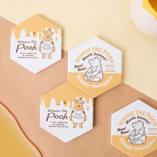 【Norns】迪士尼小熊維尼蜂巢造型杯墊(Winnie the Pooh 吸水墊)