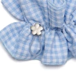 【Rockfish Weatherwear】SEERSUCKER SCRUNCHIE 泡泡紗 髮圈 髮飾 花朵 扣環 藍色